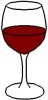 Drinks - glass of wine